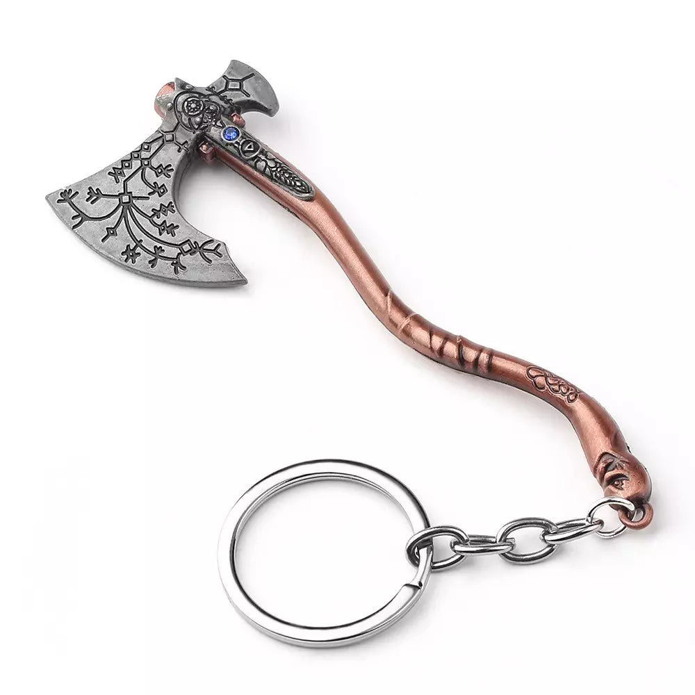 God of War Inspired Kratos Leviathan Axe Keychain