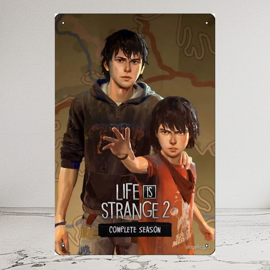 Life is Strange 2 Game Metal Tin Sign Room Wall Decor