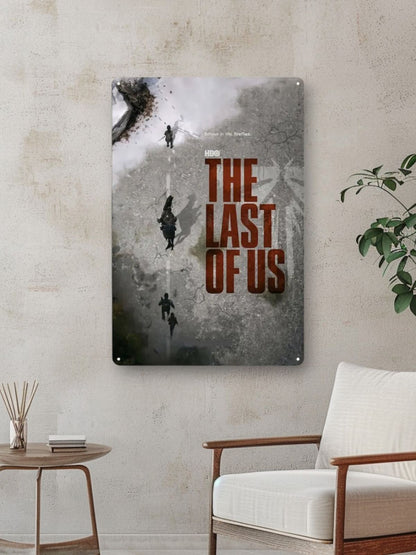 The Last of Us Inspired Cinematic Metal Wall Sign