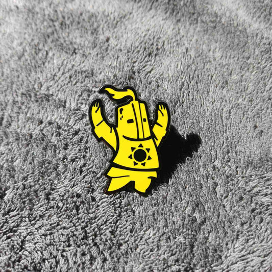 Dark Souls Game Badge Praise The Sun Metallic Enamel Pin