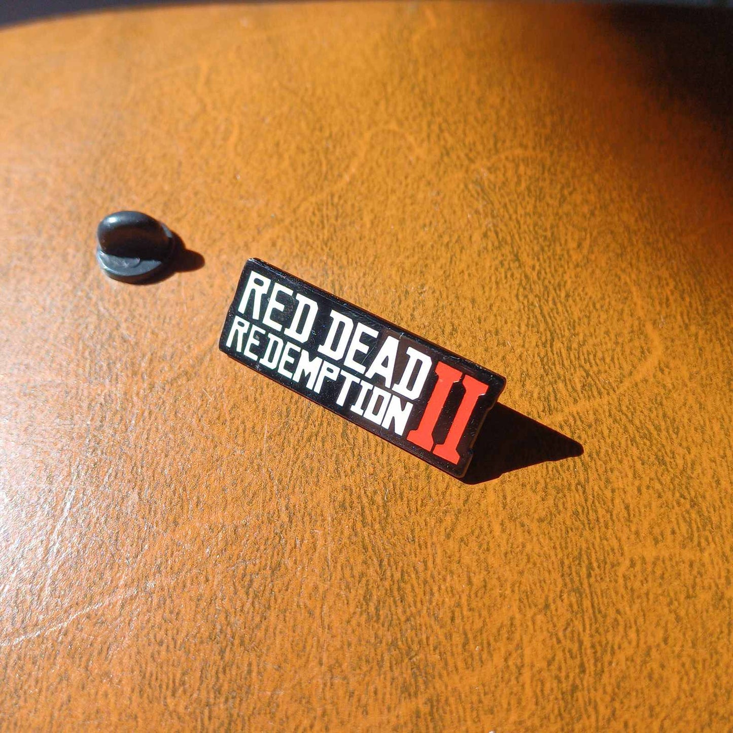 Red Dead Redemption 2 Video Game Badge Metallic Pin