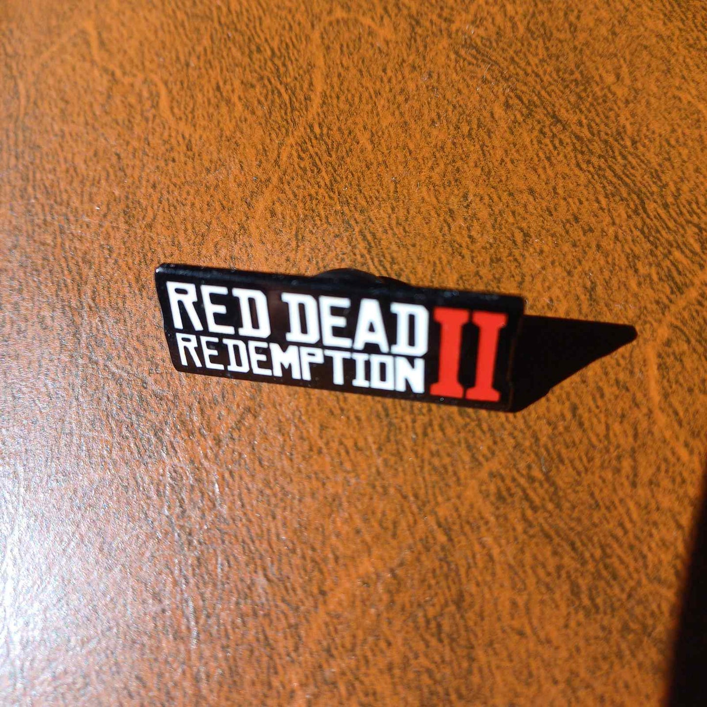 Red Dead Redemption 2 Video Game Badge Metallic Pin