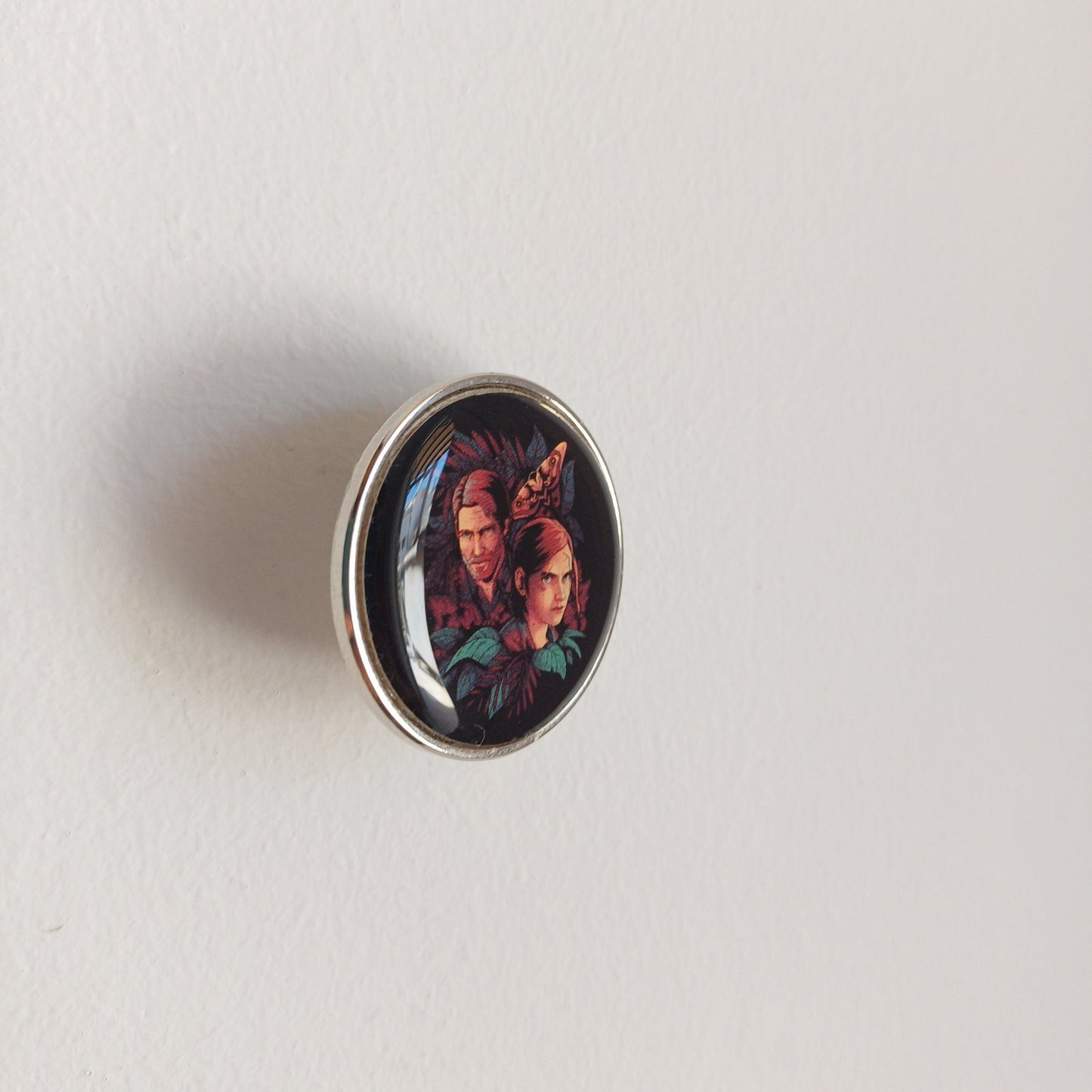 The Last of Us I'd Lose Myself Ellie and Joel Metallic Pin