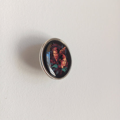 The Last of Us I'd Lose Myself Ellie and Joel Metallic Pin