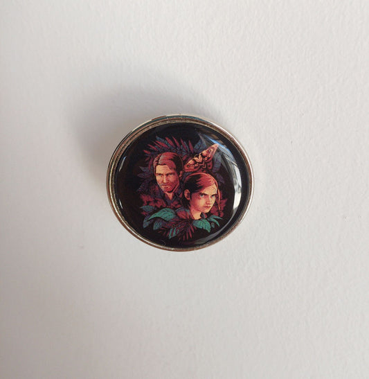 The Last of Us I'd Lose Myself Ellie and Joel Metallic Pin