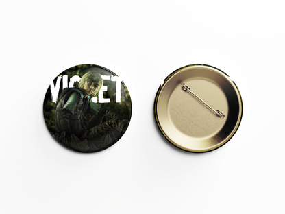 Telltale The Walking Dead Violet Handmade Round Badge