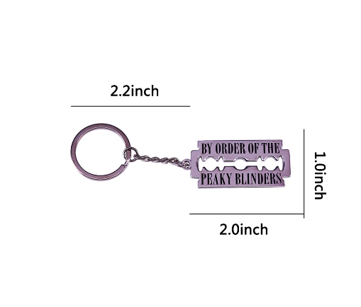 By Order Of The Peaky Blinders Keychain - Available at 2Fast2See.co