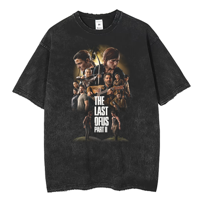 The Last of Us Ultimate Fanmade Vintage Washed Tshirt