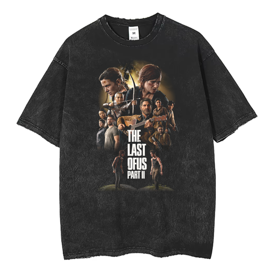 The Last of Us Ultimate Fanmade Vintage Washed Tshirt