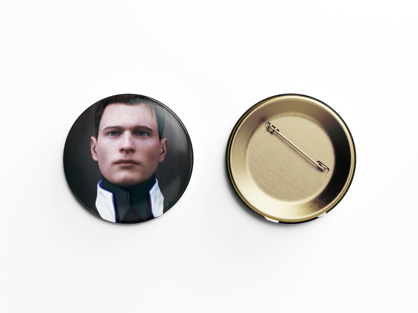 Detroit: Become Human Connor Pin Handmade Round Badge