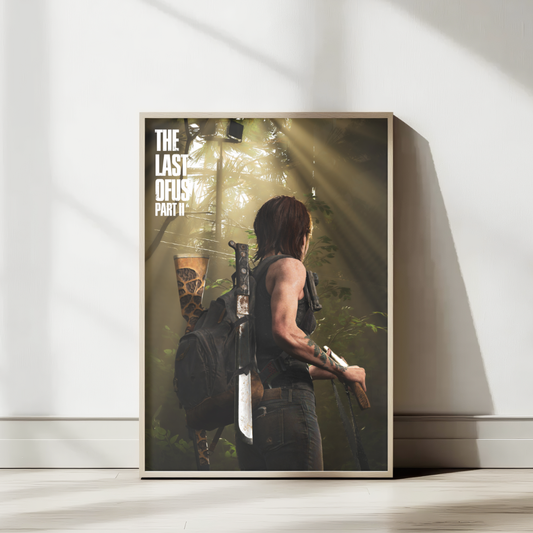 The Last of Us Part II Ellie Williams Radio Tower Poster Wall Decoration