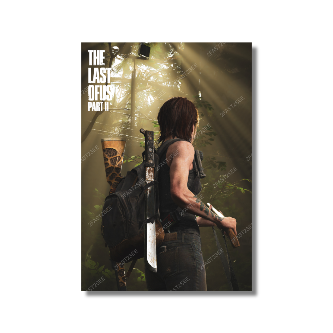 The Last of Us Part II Ellie Williams Radio Tower Poster Wall Decoration