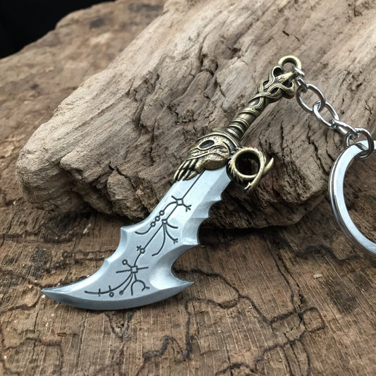 God of War Video Game Blade of Chaos Kratos Keychain