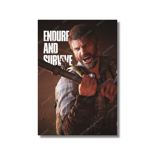 The Last of Us Joel Miller Endure & Survive Poster Wall Decoration