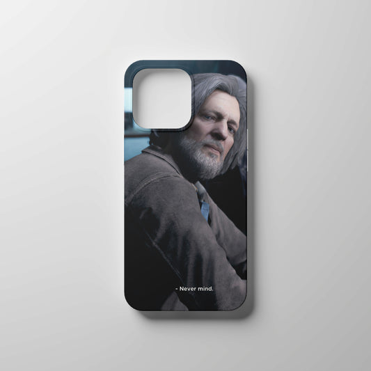 Detroit Become Human Hank Portrait "Never mind" Tough Phone Case