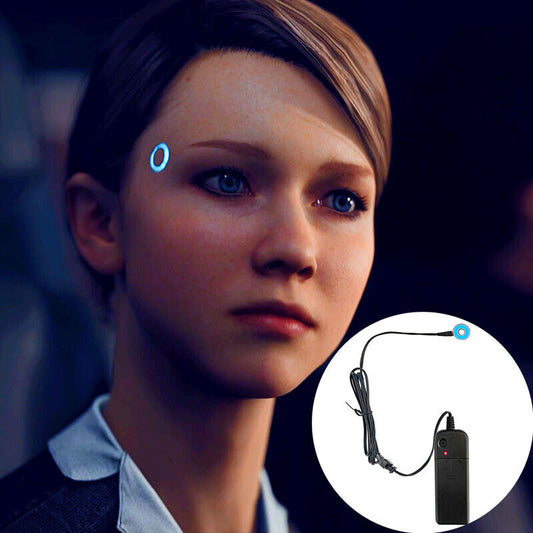 Detroit: Become Human DIY Cosplay Connor RK800 Wireless Ring LED Light