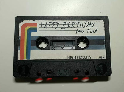 The Last of Us Birthday Cassette Tape with Working Audio Tape