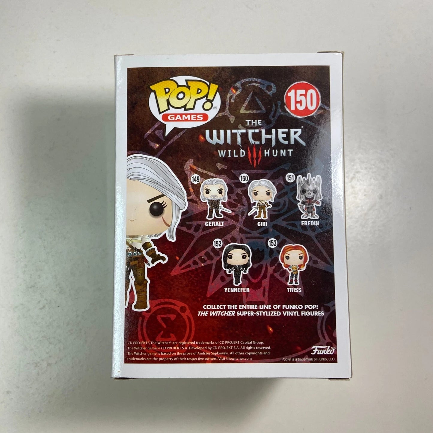 Funko Pop! Games: The Witcher 3 Wild Hunt - Ciri 150 Fanmade Replica