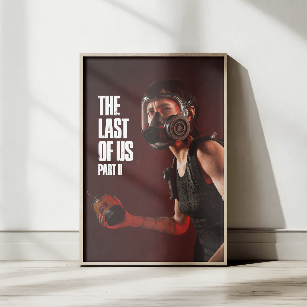 The Last of Us Part II Ellie Williams The Tunnels Poster Wall Decoration
