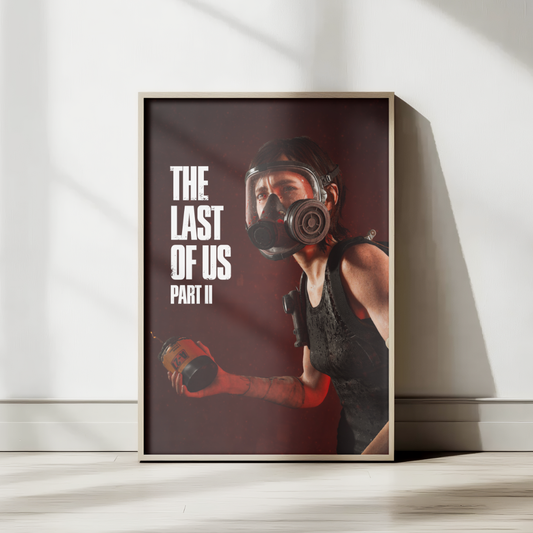 The Last of Us Part II Ellie Williams The Tunnels Poster Wall Decoration