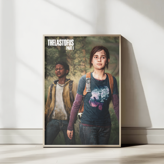 The Last of Us Ellie & Sam Icecream Track Poster Wall Decoration