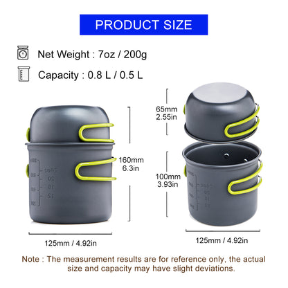 Outdoor Camping Tableware Kit - Available at 2Fast2See.co