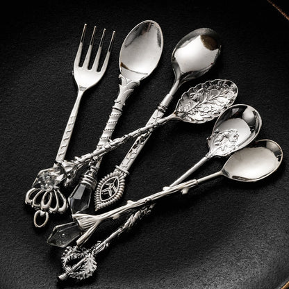 Vintage Dessert Royal Style Cutlery Set - Available at 2Fast2See.co