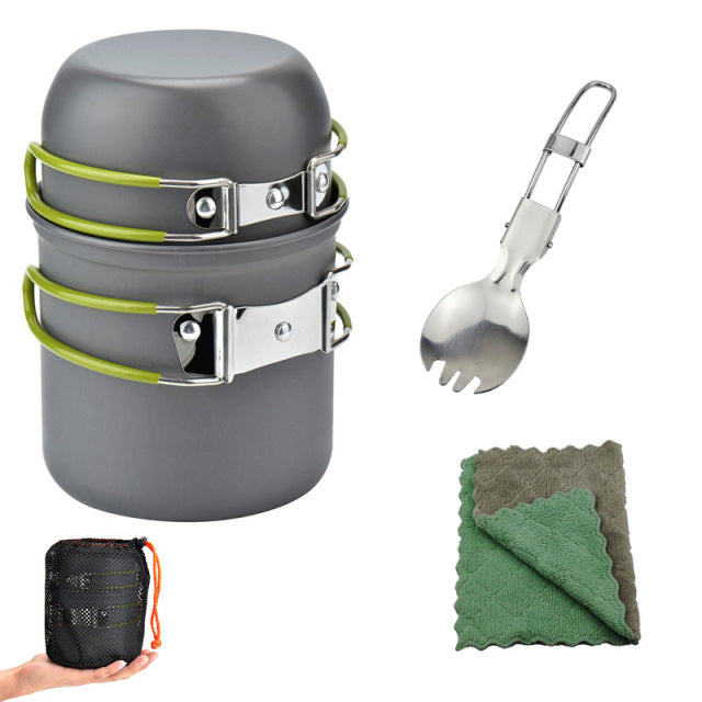 Outdoor Camping Tableware Kit - Available at 2Fast2See.co