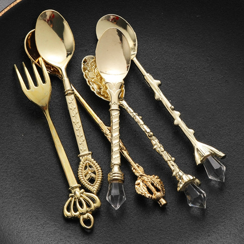 Vintage Dessert Royal Style Cutlery Set - Available at 2Fast2See.co