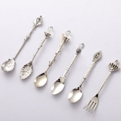 Vintage Dessert Royal Style Cutlery Set - Available at 2Fast2See.co