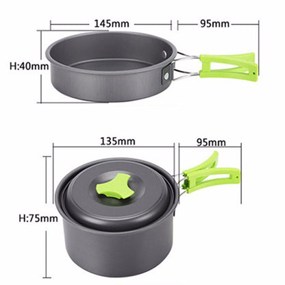 Outdoor Camping Tableware Kit - Available at 2Fast2See.co