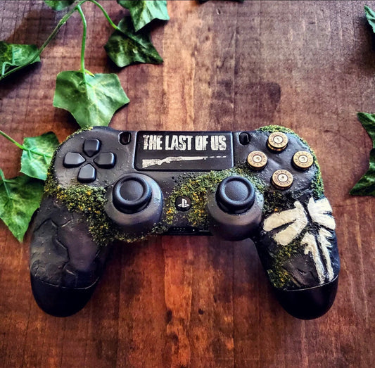 The Last of Us Custom Hand Carved PS4 Controller - Available at 2Fast2See.co