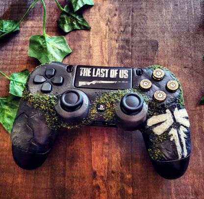 The Last of Us Custom Hand Carved PS4 Controller - Available at 2Fast2See.co